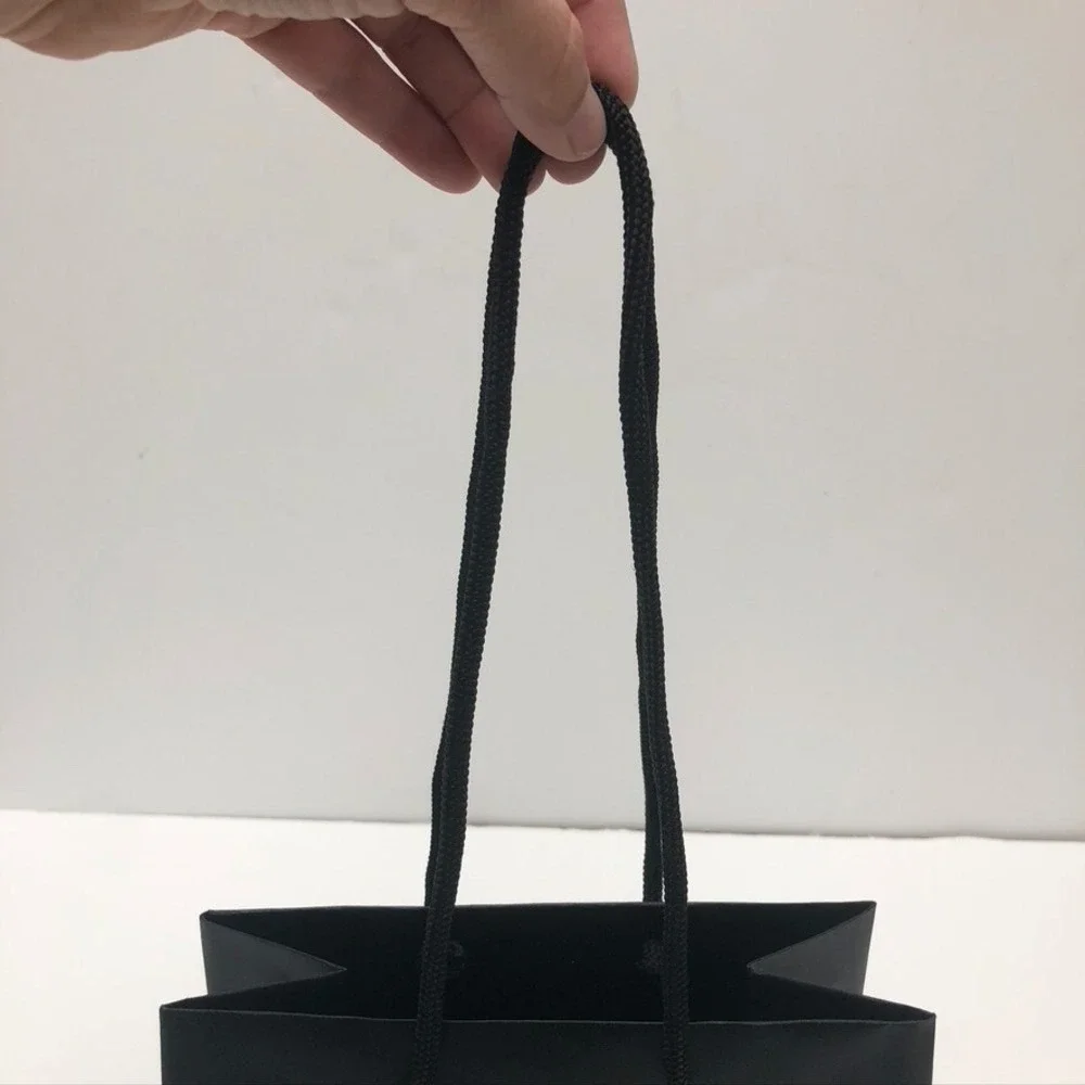 Barneys New York Authentic Black Gift Shopping Paper Bag 8x9.5x4